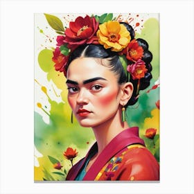 frida kahlo 6 Canvas Print