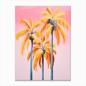 Three Palm Trees Canvas Print