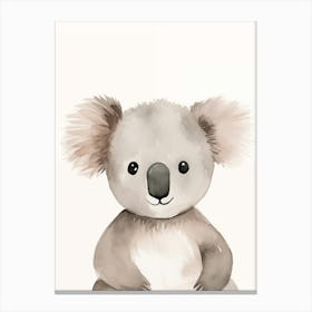 Watercolor Koala Canvas Print