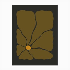 Autumn Flower 03 - Drab Canvas Print