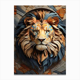 Lion Head 2 Canvas Print