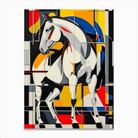 Abstract Horse Canvas Print