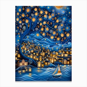 Starry Night 7 Canvas Print