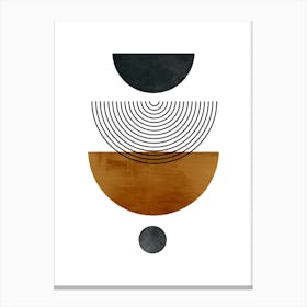 Abstract Circles 1 Canvas Print