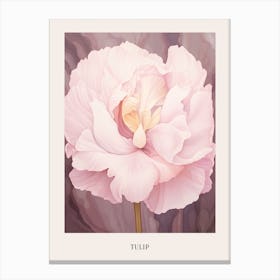 Floral Illustration Tulip 2 Poster Canvas Print