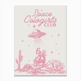 Space Cowgirls Club 3 Leinwandbilder