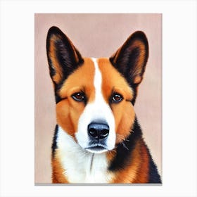 Canaan Dog Watercolour dog Canvas Print
