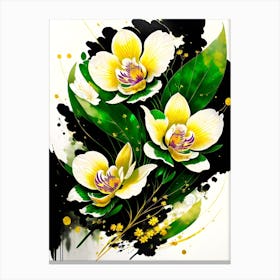 Three Orchids Canvas Print