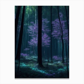 Dark Forest Canvas Print