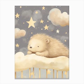 Sleeping Polar Bear 4 Canvas Print