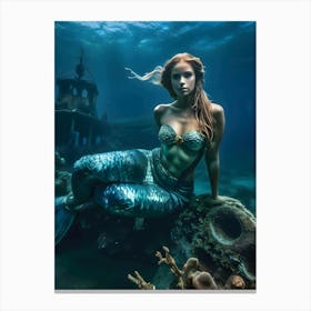 Mermaid-Reimagined 97 Canvas Print