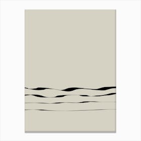 Wavy Lines 2 Canvas Print