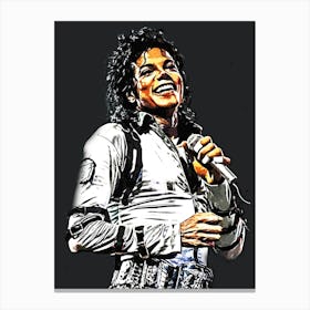Michael Jackson king of pop music 29 Canvas Print