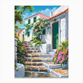 Greece Village 5 Canvas Print