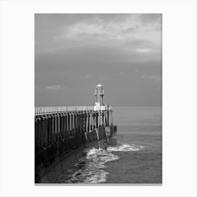 Whitby Pier - Whitby England Canvas Print