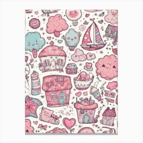 Doodles 2 Canvas Print