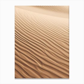 Sand Dunes In The Desert 2 Canvas Print