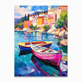 Korcula Croatia 1 Fauvist Painting Canvas Print