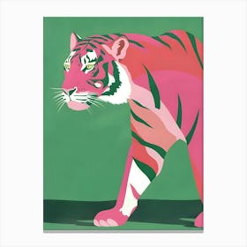 Pink Tiger 10 Canvas Print