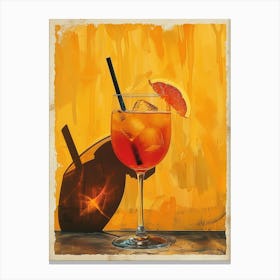 Aperol Spritz Art Print 406 Canvas Print