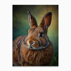 Hare Portrait Canvas Print