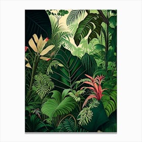 Serene Rainforest 2 Botanicals Canvas Print