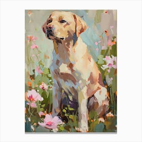 Labrador Retriever Acrylic Painting 2 Canvas Print
