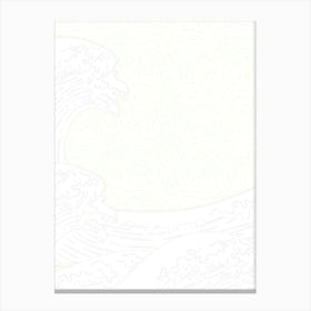 Oriental Waves, Abstract, Wall Art, Art, Kitchen, Living Room, Home, Interior Design, Wall Print Canvas Print
