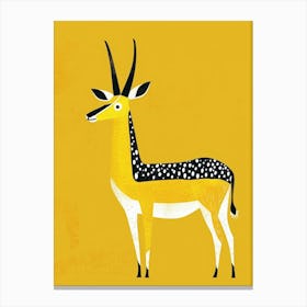 Yellow Gazelle 2 Canvas Print