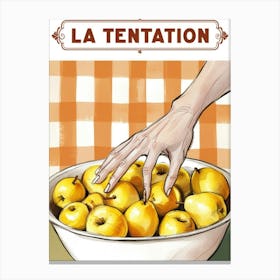 La Temptation 1 Canvas Print