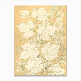 Vines And Leaves Canvas Print