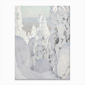 Snow Covered Trees 1 Canvas Print