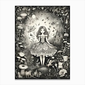 Alice In Wonderland 3 Canvas Print