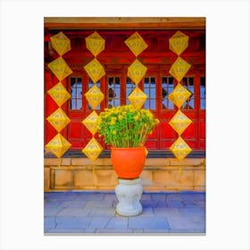 Imperial Flowers Of Hue Canvas Print