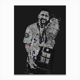 Lionel Messi 14 Canvas Print