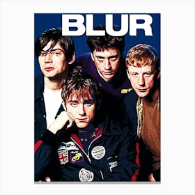 Blur band music 3 Canvas Print
