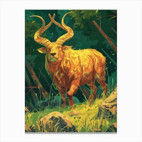 Golden Antelope Canvas Print