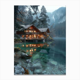 Lake House Canvas Print