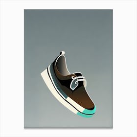 Minimalistic Shoe Illustration, 1349 Canvas Print