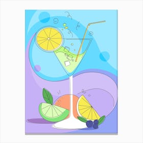 Summer Cocktail Canvas Print
