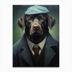 Gangster Dog Labrador 2 Canvas Print