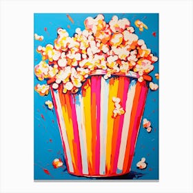 Popcorn Vivid Pop Art 1 Canvas Print