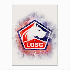 Lille Olympique Sporting Club 4 Canvas Print