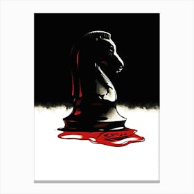 Chess Piece the Godfather movie Canvas Print