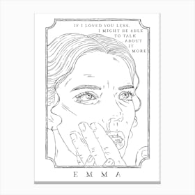 Emma Jane Austen Canvas Print