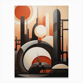 Industrial Abstract Minimalist 6 Canvas Print