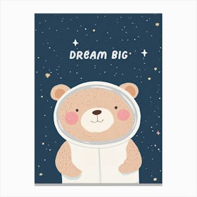 Dream big (Astronaut) Canvas Print