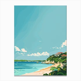 Okinawa Japan 1 Colourful Illustration Canvas Print