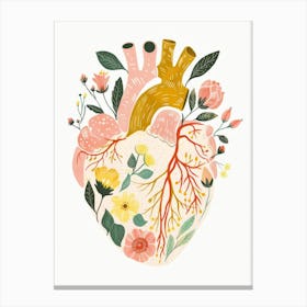 Heart Illustration Canvas Print