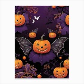 Halloween Pumpkins 4 Canvas Print